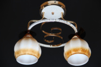 Классическая Люстра SVLIGHT двухламповая 380/2 золото