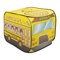 Детская игровая палатка «Школьный автобус» 110×70×66 см палатка для детей Желтая HP-S-5NDY