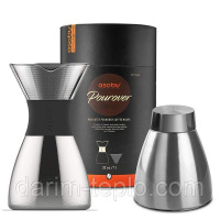 Пуровер Asobu Pour Over 1,18 л PO300 SILVER/BLACK