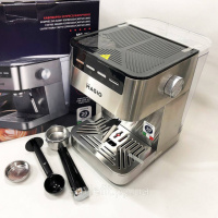 Кавоварка рожкова MAGIO MG-453 960 Вт, кавоварка з можливістю приготування еспресо, кавоварка латте