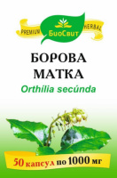 Боровая матка (Ортилия однобока) 50 капсул. При заболевании женской половой сферы мастопатия, миомы