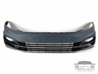 Передний бампер на Volkswagen Passat B8 2014-2019 года ( в стиле R-Line )