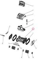 Заднє гальмівне колесо для робота-пилососа Wybotics C1/C1 Pro (S.OS7010.21.A.002)