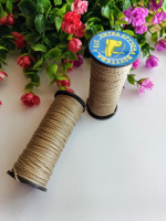 (1 шт) Нить капроновая обувная 375 т. Цвет капучино. Катушка 20 м