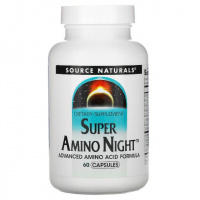 Усовершенствованная Амино Формула, Super Amino Night, Source Naturals, 60 капсул