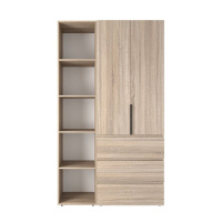 Шкаф распашной комбинированный №7 ART IN HEAD Light 1200x500x2200 Дуб Сонома (LTK0713000000)