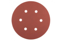 Круг шлифовальный на липучке Mastertool 225 мм x Р120 с отверстиями (5 шт.) (08-2012-H)