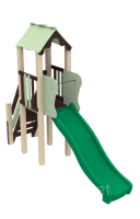 Детский комплекс Мини с пластиковой горкой Kidigo (11403)