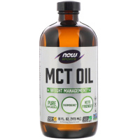 Олія МСТ, MCT Oil, Now Foods, Без Смаку, 473 мл