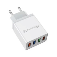 Блок живлення 4 port USB Charge зоряний пристрій Біла