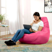 Кресло-Груша Пуф Мягкое кресло Кресло -мешок Цвет малина размер 100*140