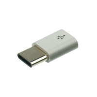 Адаптер переходник K4 MicroUSB to Type-C white