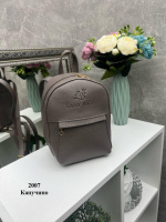 Капучино — стильний, молодіжний та мініатюрний рюкзак Lady Bags на блискавці, з підкладкою (2007)