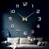 Настенные 3D часы DIY Clock 80-90см / 002М