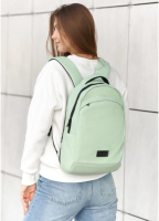 Рюкзак жіночий колір м'ята шкіра еко