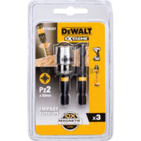 Набор бит DeWALT IMPACT TORSION, ударных, Pz2, L=50 мм, 2 шт.+магнитный держатель (DT70535T)