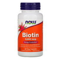 NOW Biotin 5000 mcg 60 капс