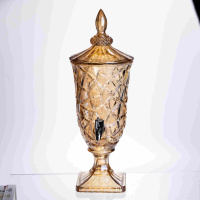 Лимонадниця з краном HP-19-307 2л глек для напоїв ємність для лимонадів amber