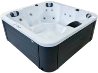 СПА-басейн Passion Spas Flame (190х190х81 см), Сріблясто-білий