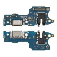 Разъём зарядки для Realme C55 (4G) а плате с микрофоном и компонентами