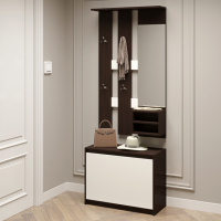 Прихожая для дома Эверест Микс венге + белый (DTM-2537)