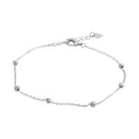 Серебряный браслет CatalogSilver с без камней, вес изделия 1,28 гр (2143611) 1720 размер