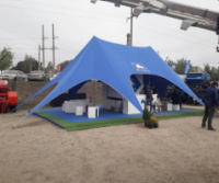 Тент Звезда-2 Бескаркасный тент-палатка - Шатер для отдыха, туризма