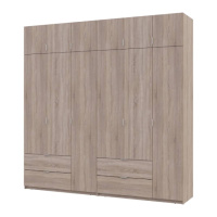 Шкаф для одежды Doros Лукас Дуб сонома 3+3 ДСП 240х50х240 DRS-011703 (42005107)