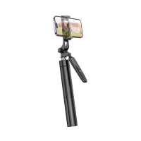 Селфі-монопод HOCO K19 Soul live broadcast holder (157cm) Black (6931474798640)