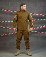 Тактичний костюм софтшел Oblivion кайот ВТ7680