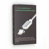 Кабель USB Cable Magnetic Clip-On Lightning