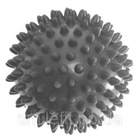 Масажний м'ячик EasyFit PVC 9 см жорсткий сірий