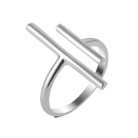 Серебряное кольцо в стиле минимал S015 размер:18;