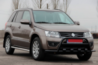 Кенгурятник ST-WT-15 Black (нерж.) для Suzuki Grand Vitara 2005-2017 гг