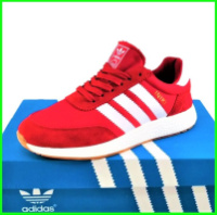 Кроссовки Ad!das Iniki Runner Boost Красные Женские Адидас (размеры: 38) Видео Обзор