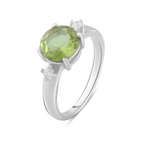 Серебряное кольцо CatalogSilver с Султанит султанитом 2.142ct, вес изделия 2,87 гр (2093046) 18 размер