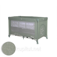 Ліжко — манеж Lorelli Noemi 2 Layers 8.9, Iceberg Green Star