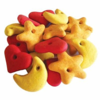 Печиво для собак «Heart, moon, star» зі смаком помідорів, куркуми, ванілі, 2 кг