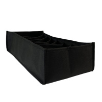 Гибкий органайзер для белья со спанбонда M - 20*39*9 см (черный)