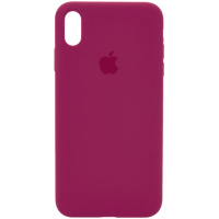 Чохол Apple iPhone XS Max (6.5«») - Silicone Case Full Protective (AA) (Червоний / Rose Red) - купити в SmartEra.ua