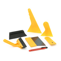 Инструмент для для поклейки/снятия пленки с автомобиля, 7 предметов, ABS/сталь, BOX