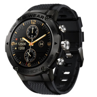 Чоловічий розумний годинник Modfit Ranger Pro Black з вологозахистом IP67 та потужним акумулятором 400 mAh