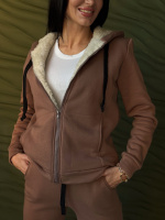 Зимовий спортивний костюм на хутрі «Nord» оптом | Норма Капучіно, 42-44