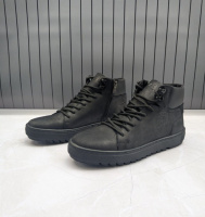 Черевики зимові шкіряні Diesel чорні