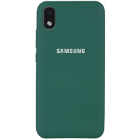 Чохол Silicone Cover Full Protective (AA) Для Samsung Galaxy M01 Core / A01 Core (Зелений / Pine green) - купити в SmartEra.ua