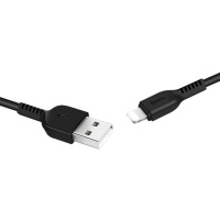 Кабель заряджання Apple Hoco X13 USB to Lightning (1m) Чорний - купити в SmartEra.ua