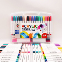 Профессиональные Акриловые Маркеры 48 цветов, Маркеры для детей, Маркеры для дизайнеров
