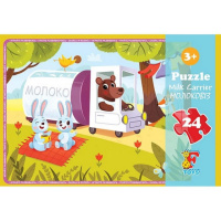 Детский пазл «Молоковоз» FA04, 24 элемента