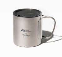Термокружка титанова туристична Mobi Garden 450ml. з кришечкою.