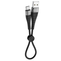 Дата кабель Borofone BX32 Munificent USB to Type-C (0.25m), Чорний - купити в SmartEra.ua